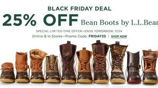 L.L.Bean Is Taking 25% Off Bean Boots, Plus 20% Off Basically Everything Else